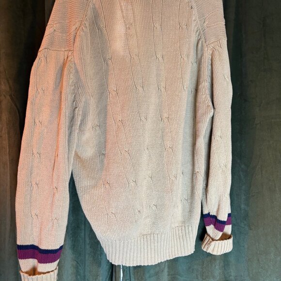 VIntage Chaps Ralph Lauren Varsity Cardigan - Picture 4 of 4